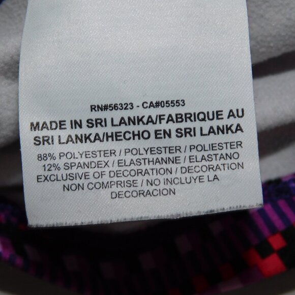 NIKE PRO Dri Fit Women XL Pink Purple Aztec LS 1/2 Pullover Training Top Jacket - Picture 6 of 13